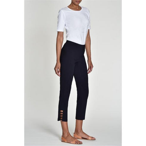 Robell Lena Cut-Out Detail Trousers 7/8 Length 65cm 52550 5499